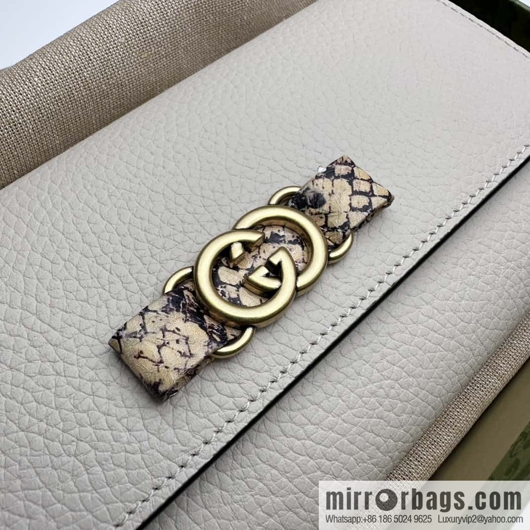 GUCCI Gucci 23 autumn and winter, women's wallet 750461 beige
