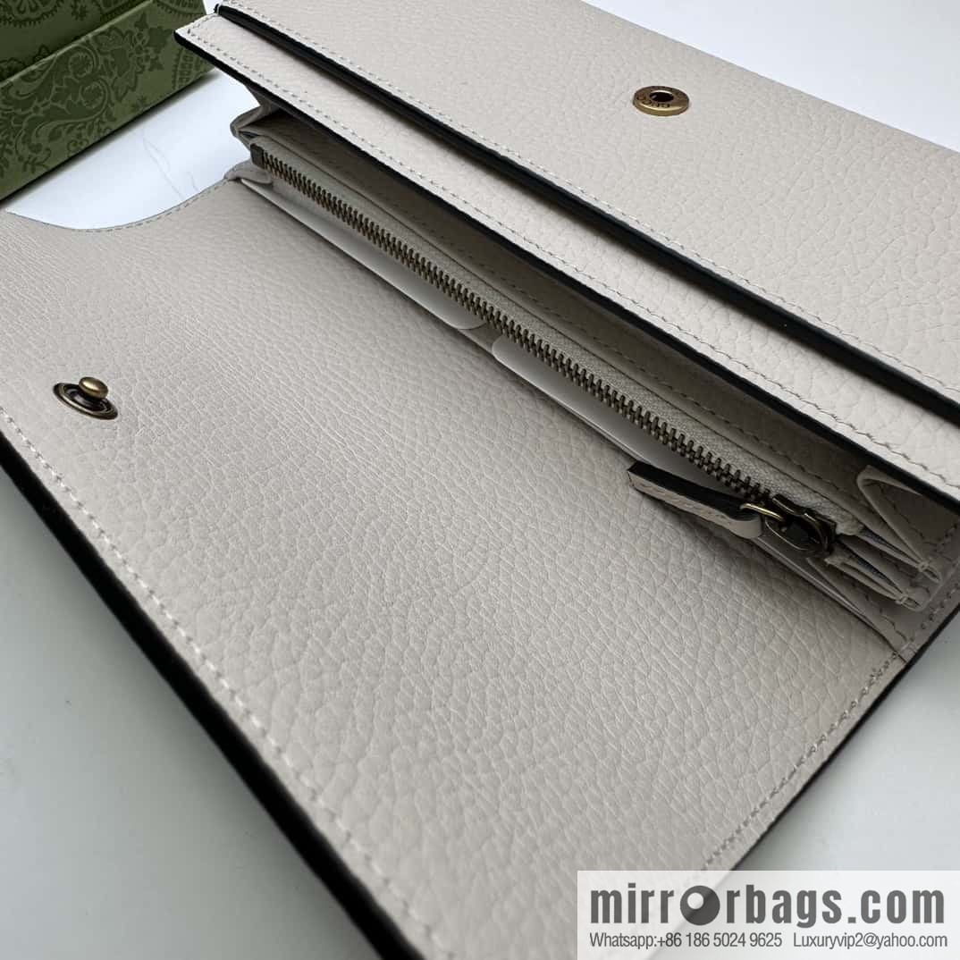 GUCCI Gucci 23 autumn and winter, women's wallet 750461 beige