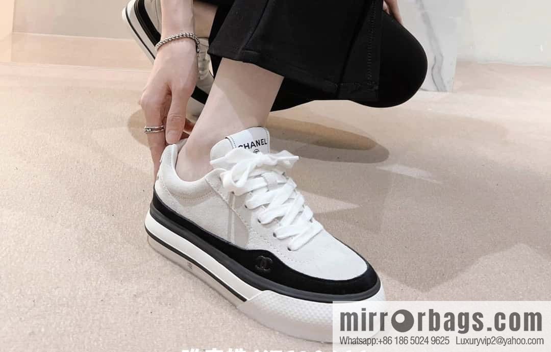 CHANEL Xiaoxiang Thick-soled heightening casual sports board shoes