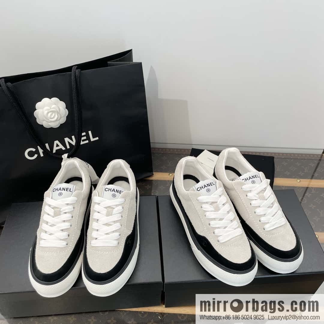 CHANEL Xiaoxiang Thick-soled heightening casual sports board shoes