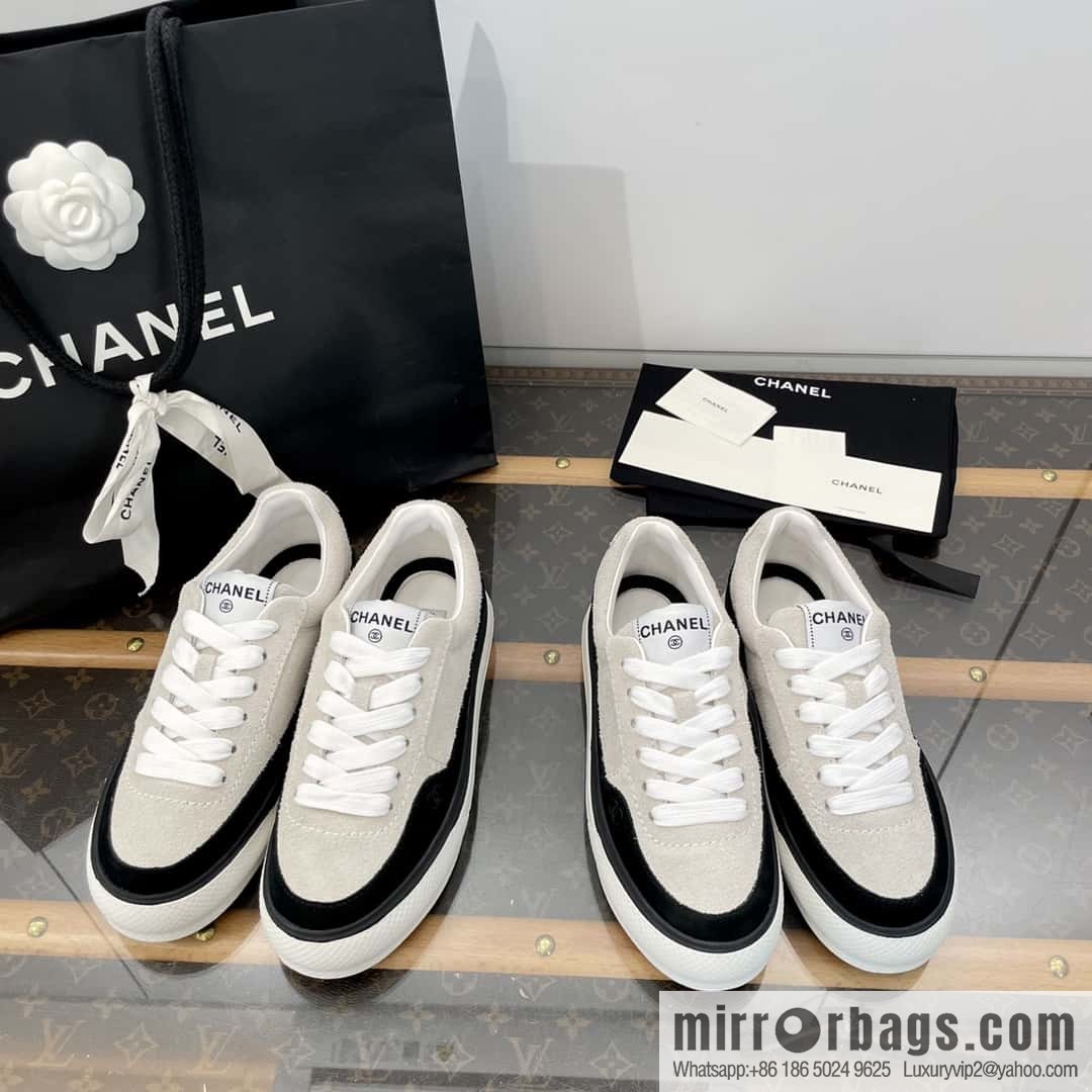 CHANEL Xiaoxiang Thick-soled heightening casual sports board shoes