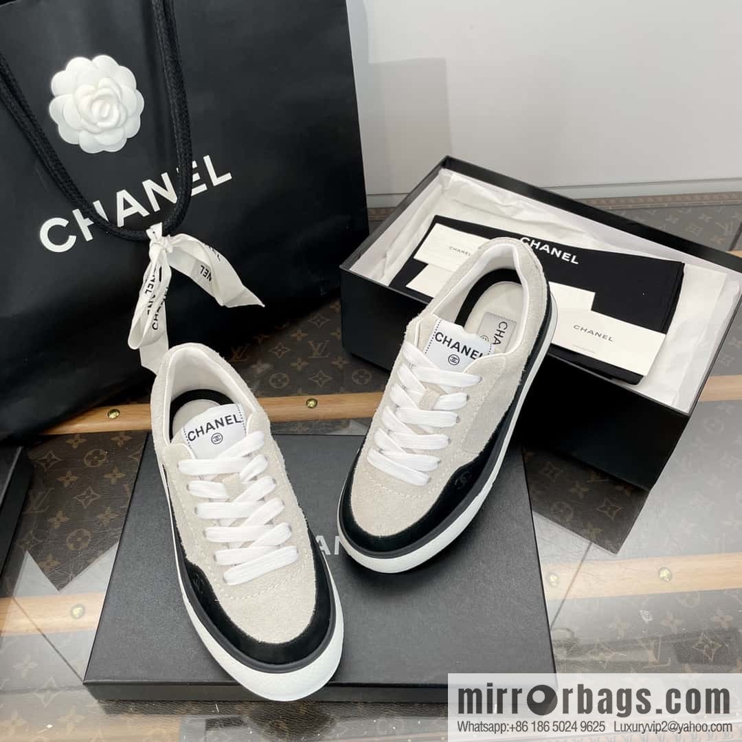CHANEL Xiaoxiang Thick-soled heightening casual sports board shoes