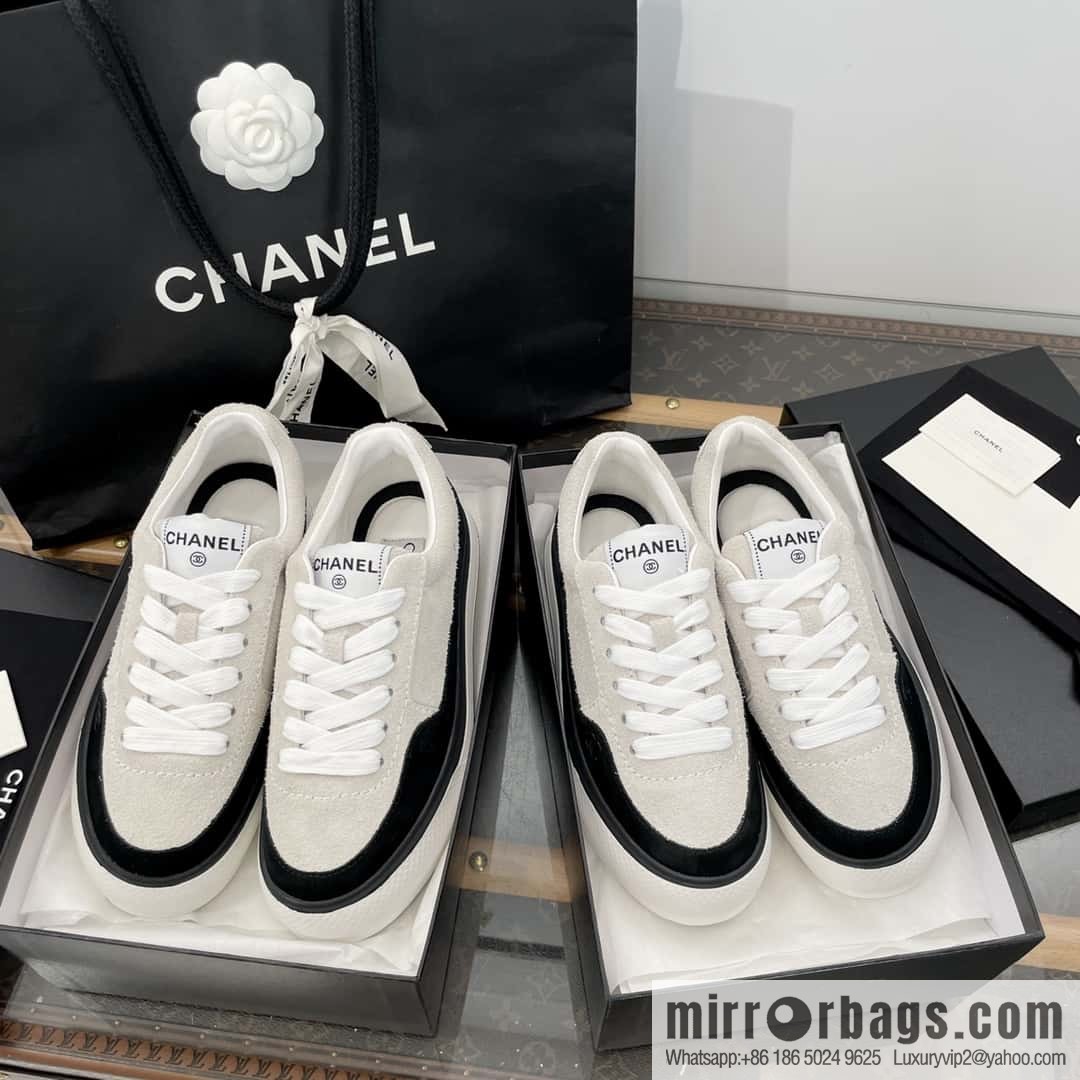 CHANEL Xiaoxiang Thick-soled heightening casual sports board shoes