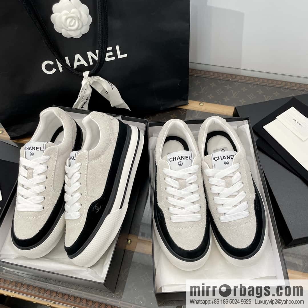 CHANEL Xiaoxiang Thick-soled heightening casual sports board shoes