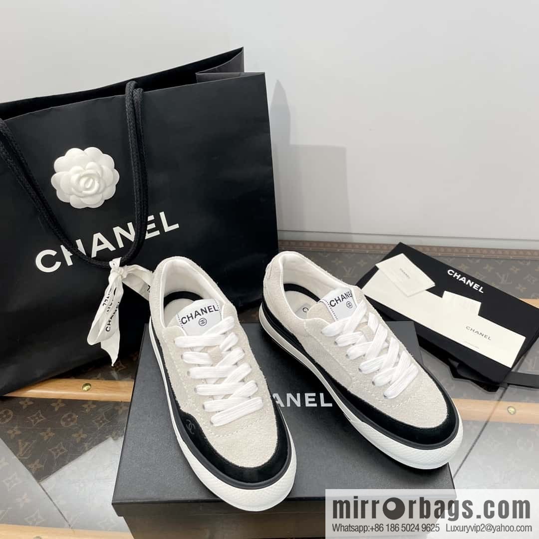 CHANEL Xiaoxiang Thick-soled heightening casual sports board shoes