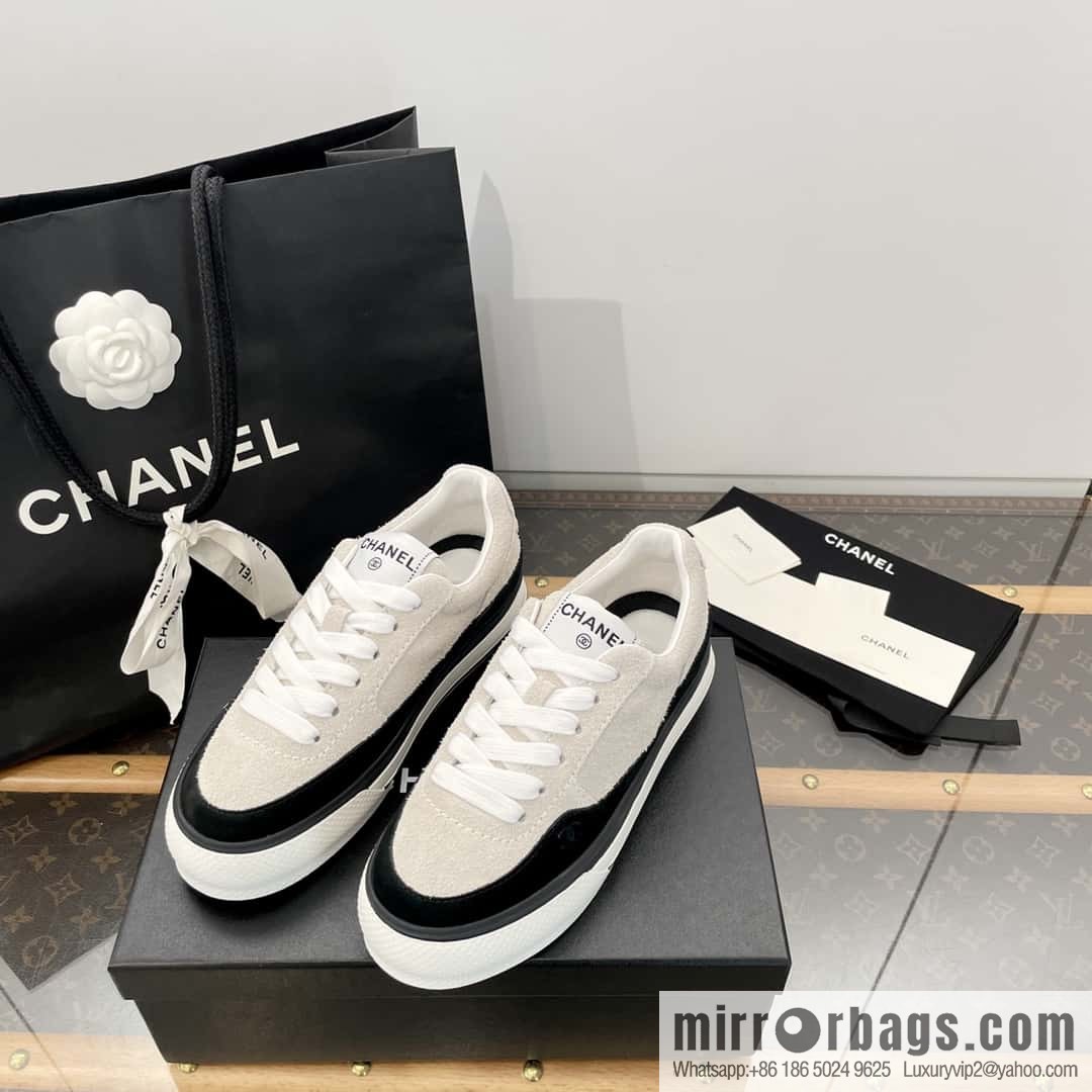CHANEL Xiaoxiang Thick-soled heightening casual sports board shoes