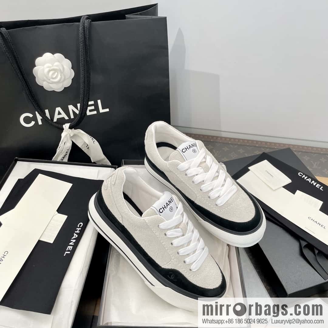 CHANEL Xiaoxiang Thick-soled heightening casual sports board shoes
