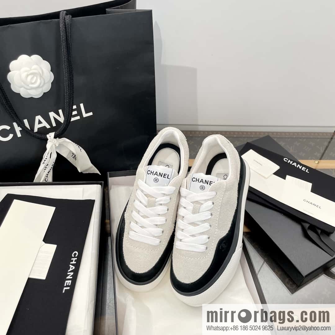 CHANEL Xiaoxiang Thick-soled heightening casual sports board shoes