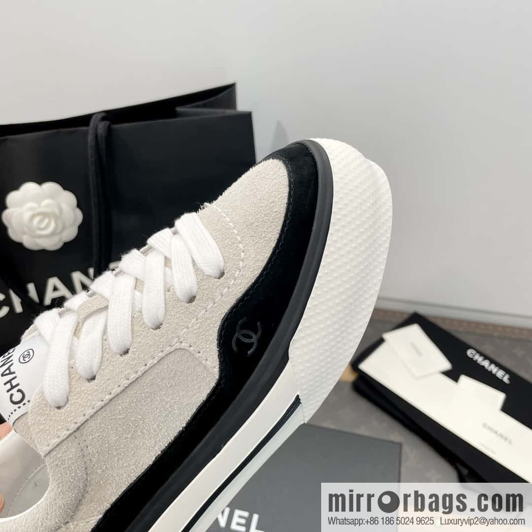 CHANEL Xiaoxiang Thick-soled heightening casual sports board shoes