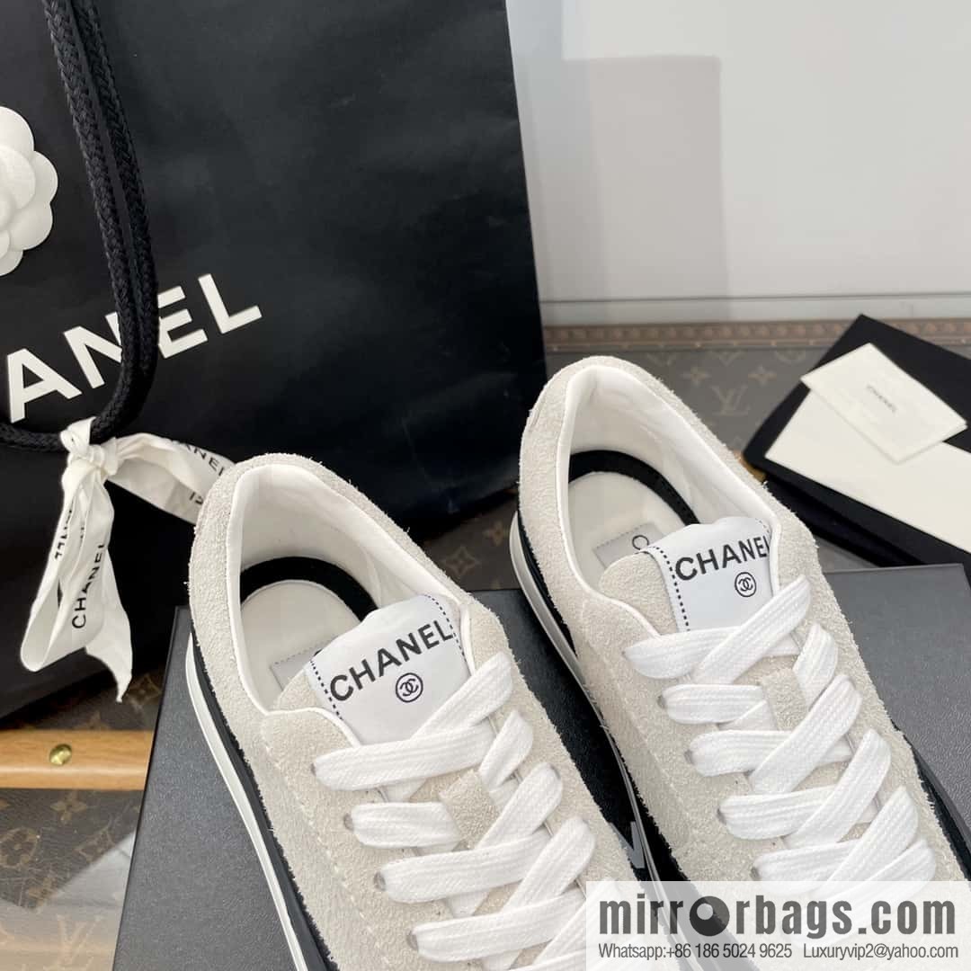 CHANEL Xiaoxiang Thick-soled heightening casual sports board shoes