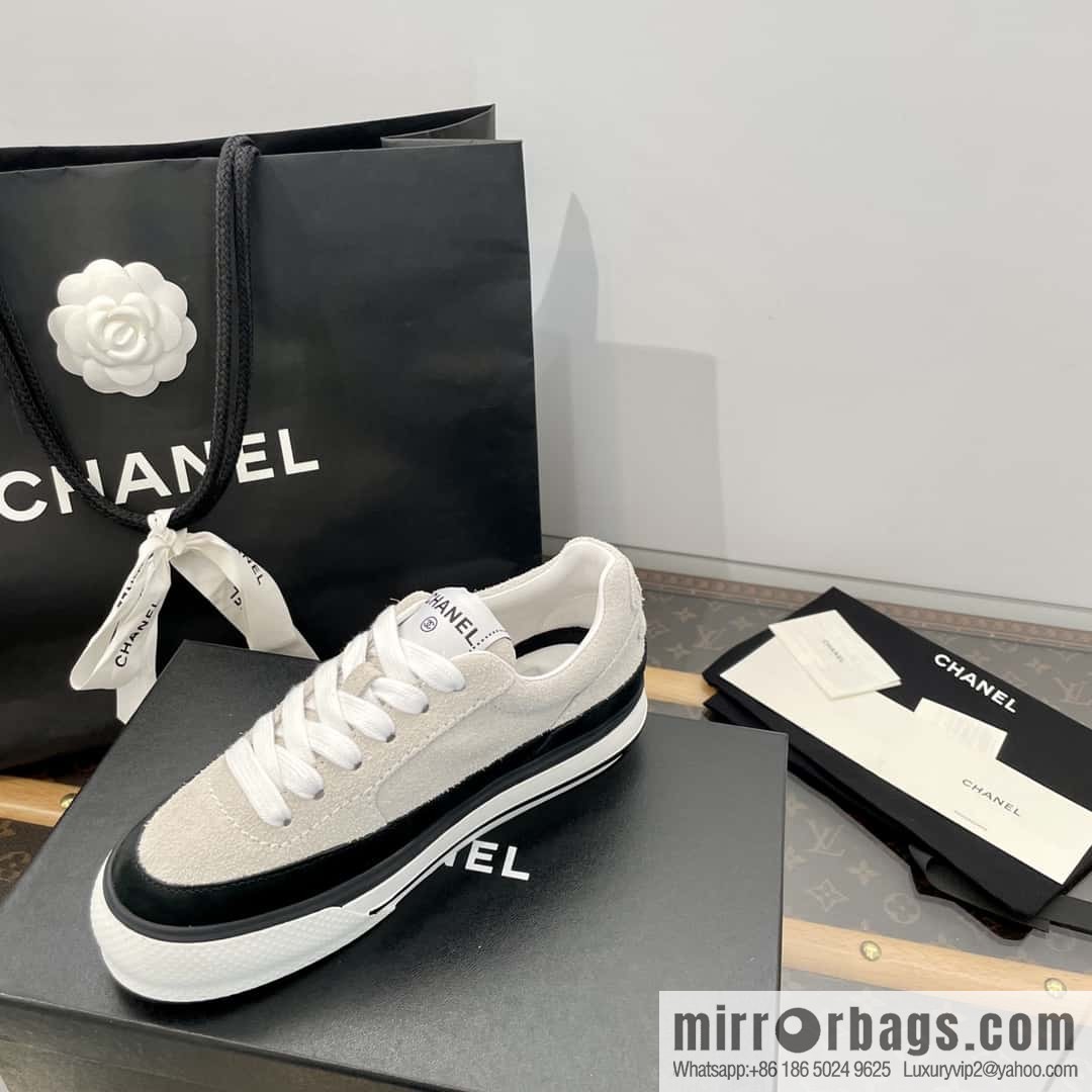 CHANEL Xiaoxiang Thick-soled heightening casual sports board shoes