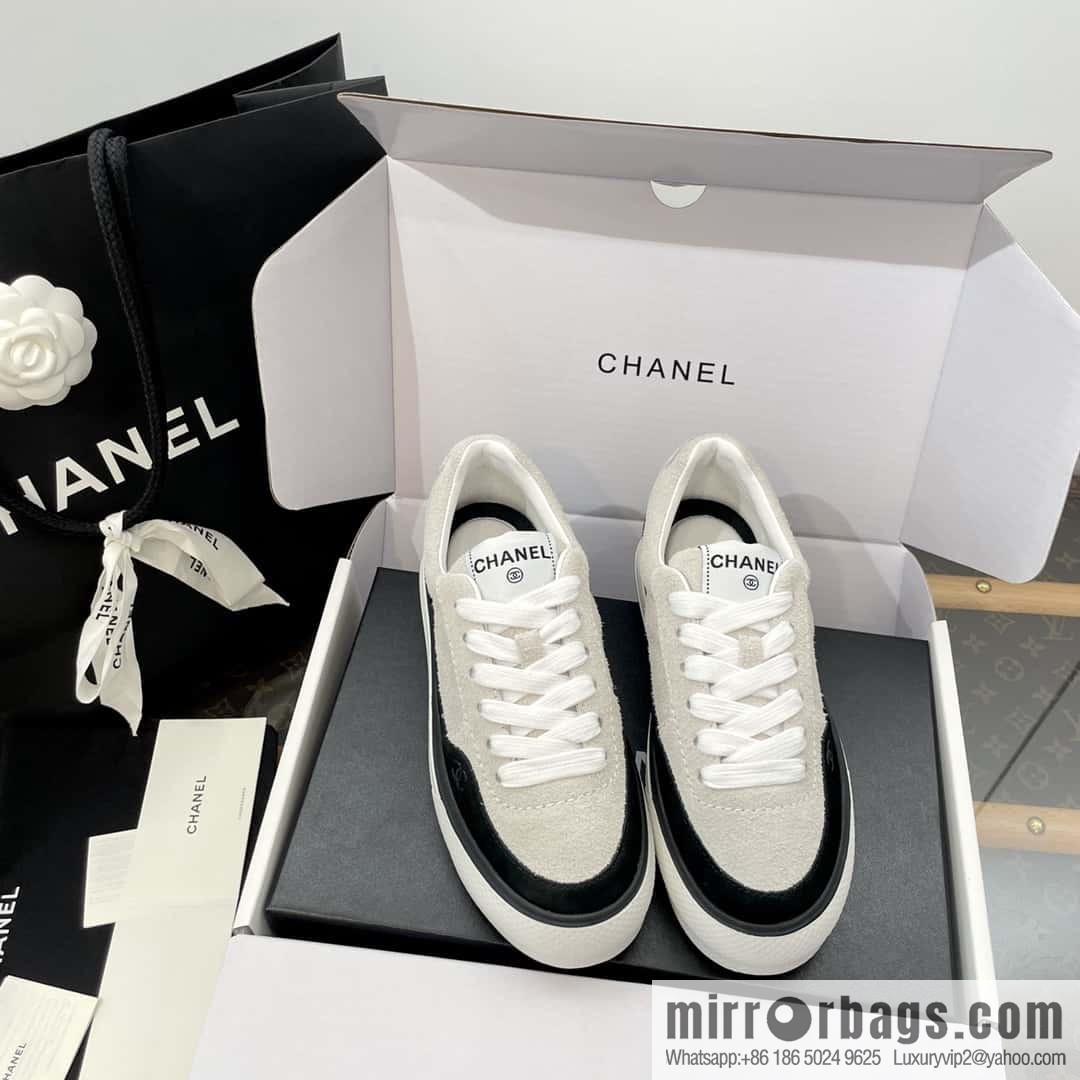 CHANEL Xiaoxiang Thick-soled heightening casual sports board shoes