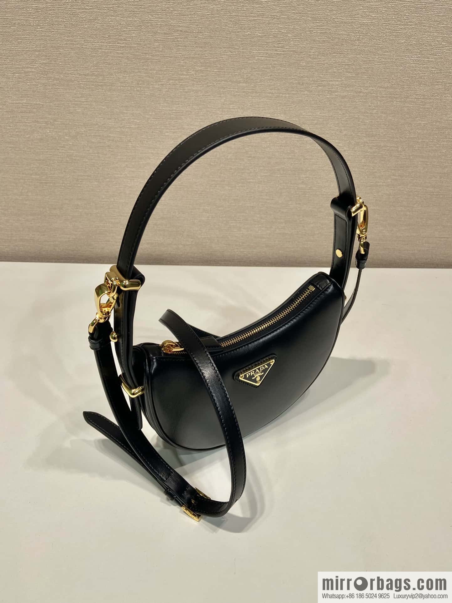 Prada Moon handbag 1BC199 black