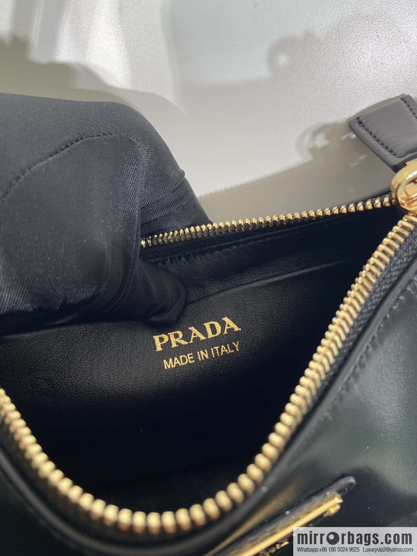 Prada Moon handbag 1BC199 black