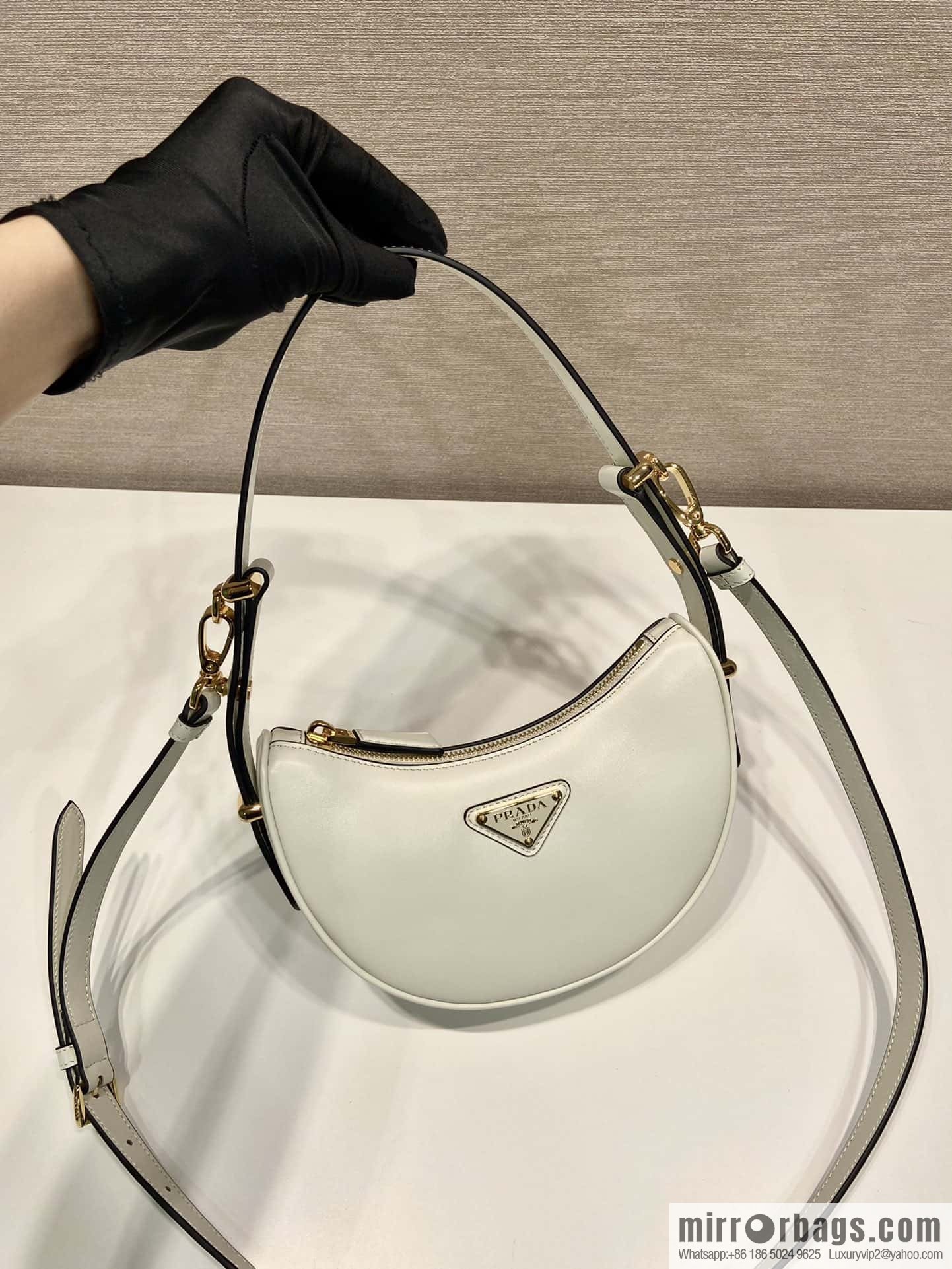 Prada Moon handbag 1BC199 white