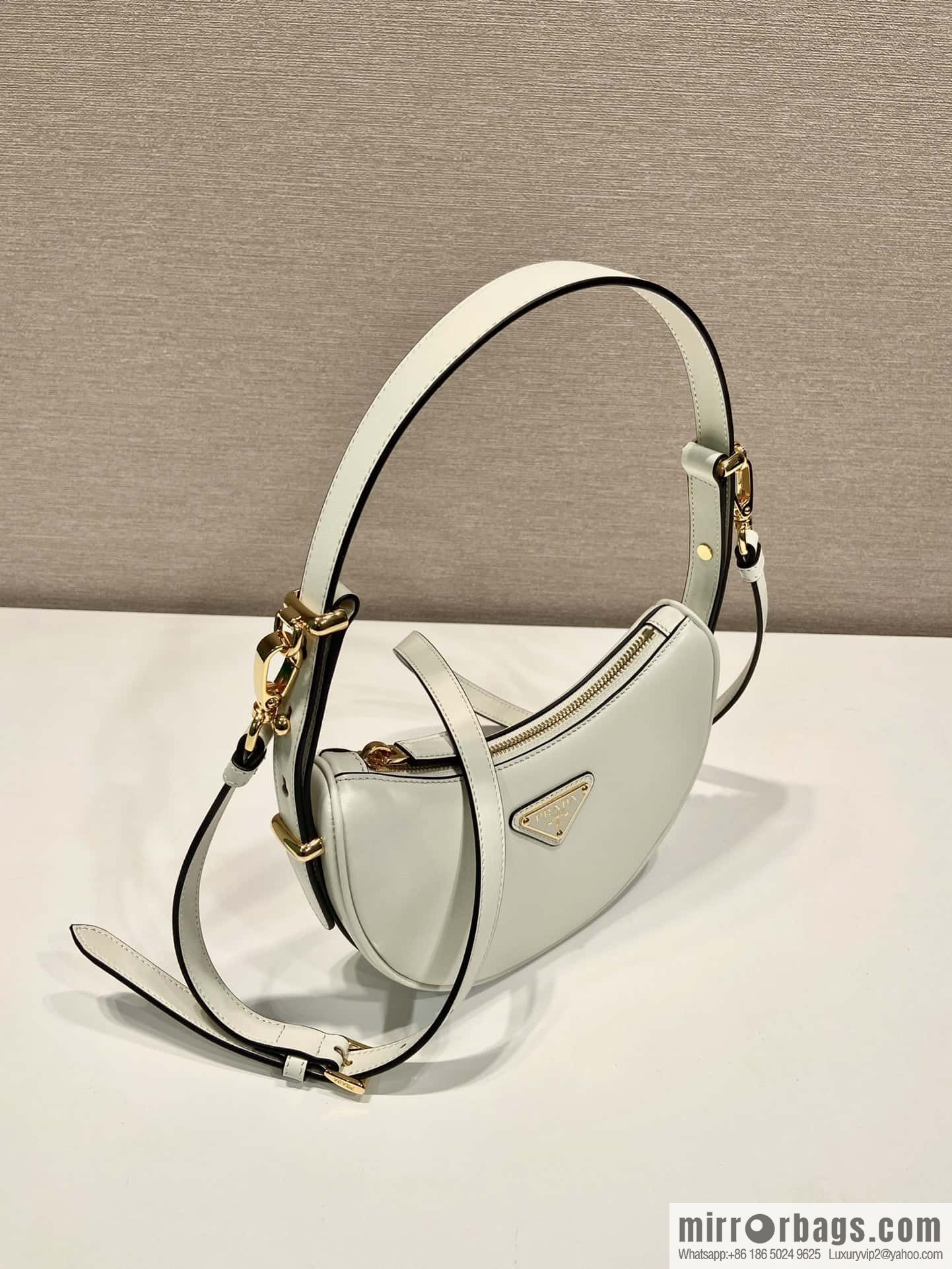 Prada Moon handbag 1BC199 white