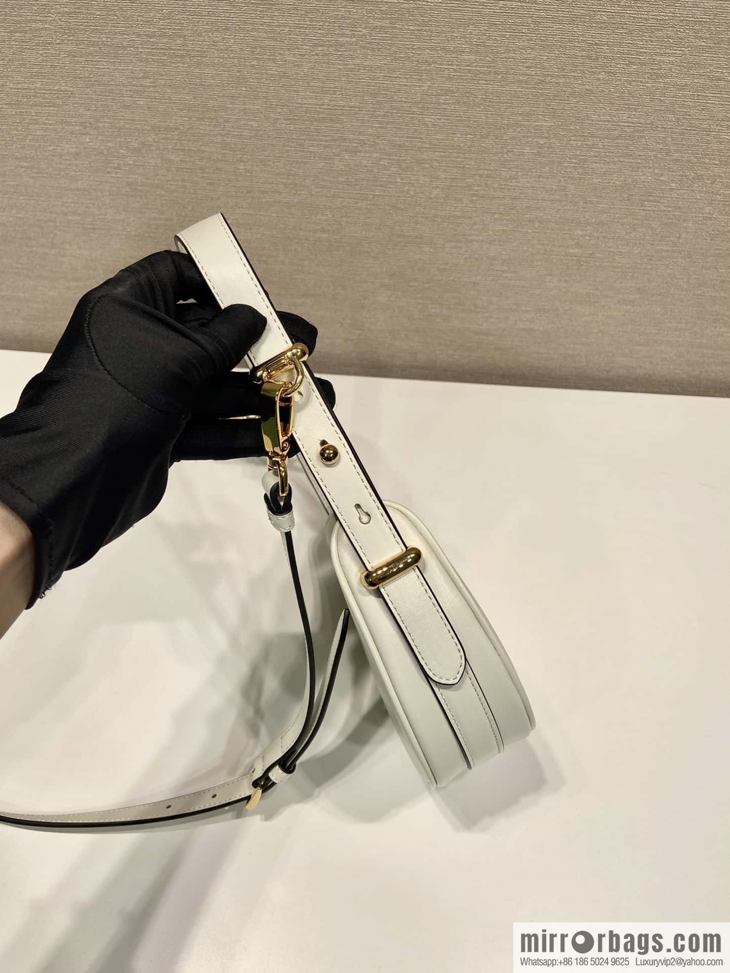 Prada Moon handbag 1BC199 white