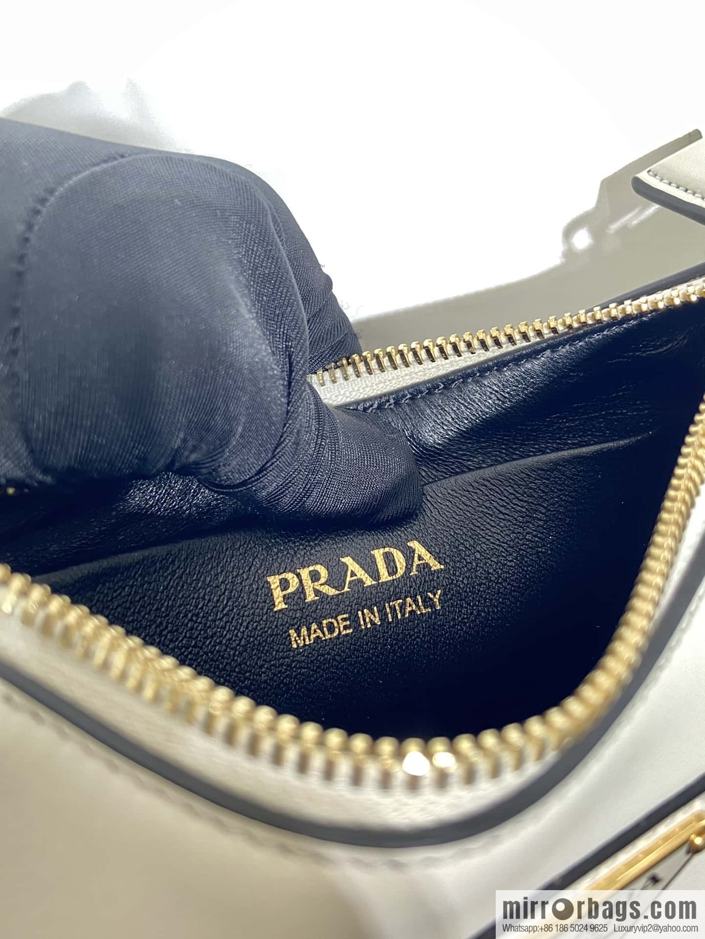 Prada Moon handbag 1BC199 white