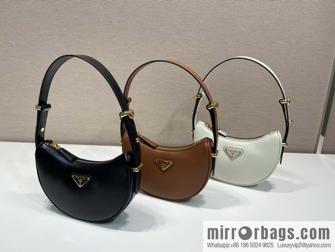 PRADA Moon handbag 1BC199 caramel color