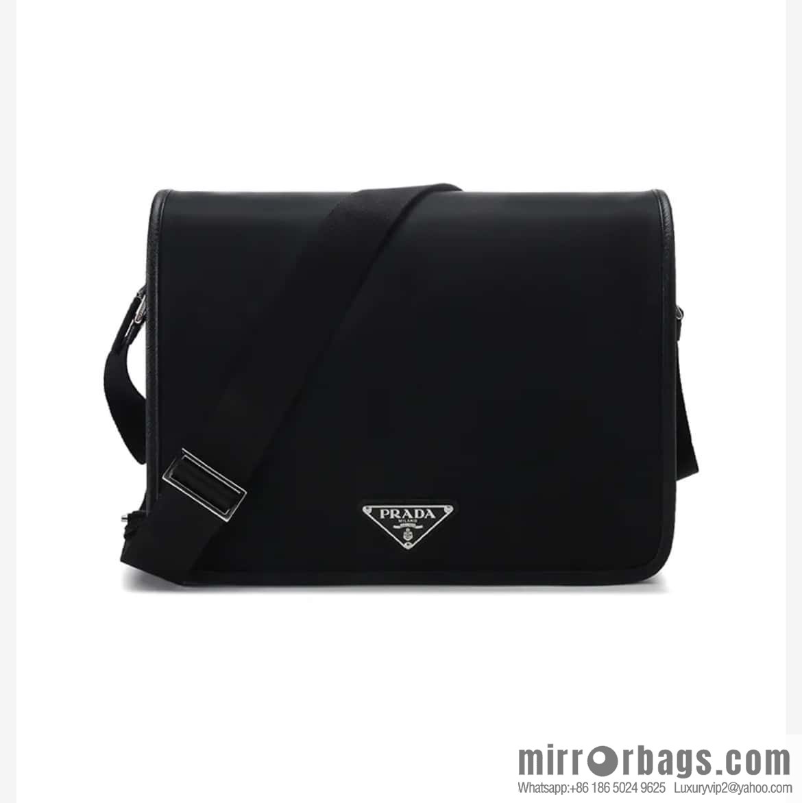 PRADA imported nylon fabric, new messenger bag 2VD039