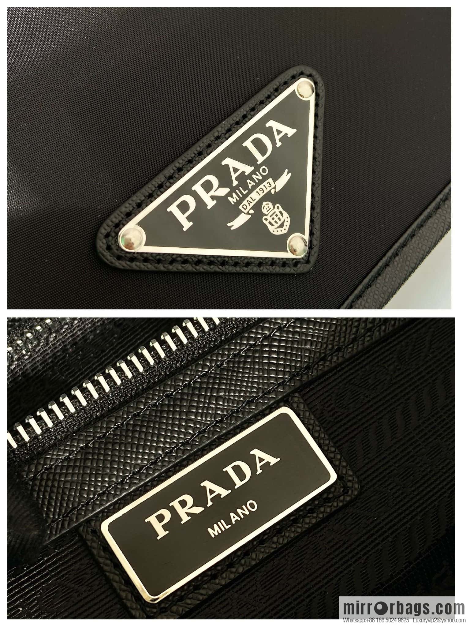 PRADA imported nylon fabric, new messenger bag 2VD039