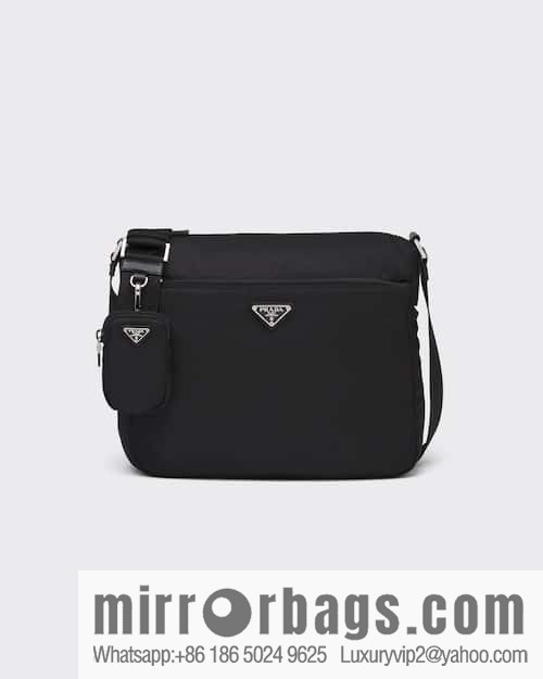 PRADA imported fabric shoulder bag 1BC421