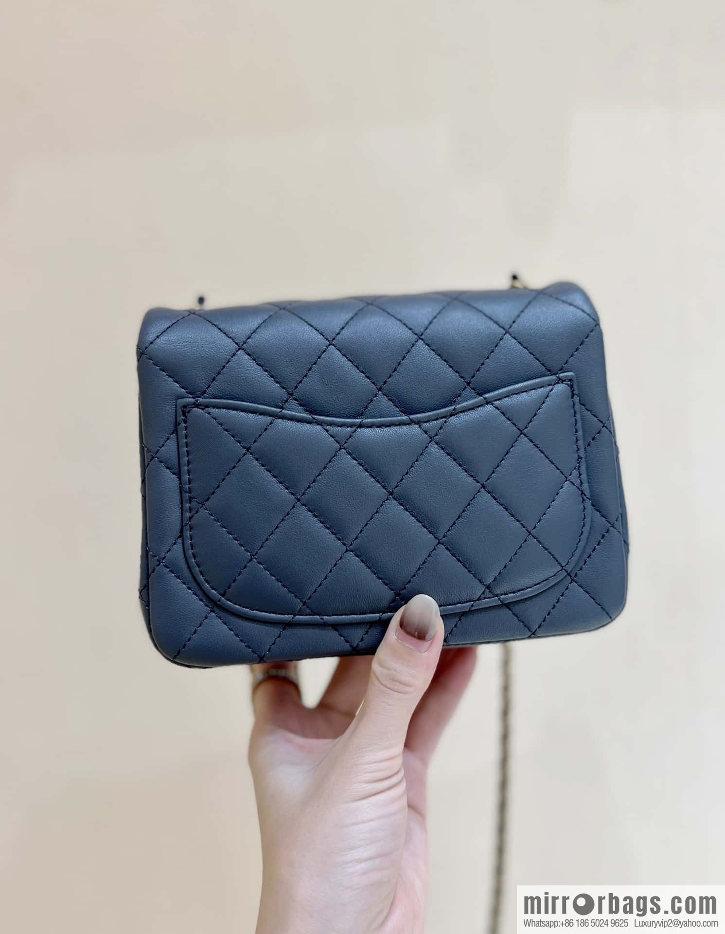 CHANEL 23K new color, pure original small gold ball, classic cf mini AS1786