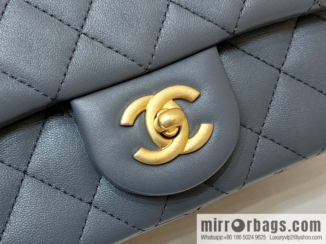 CHANEL 23K new color, pure original small gold ball, classic cf mini AS1786