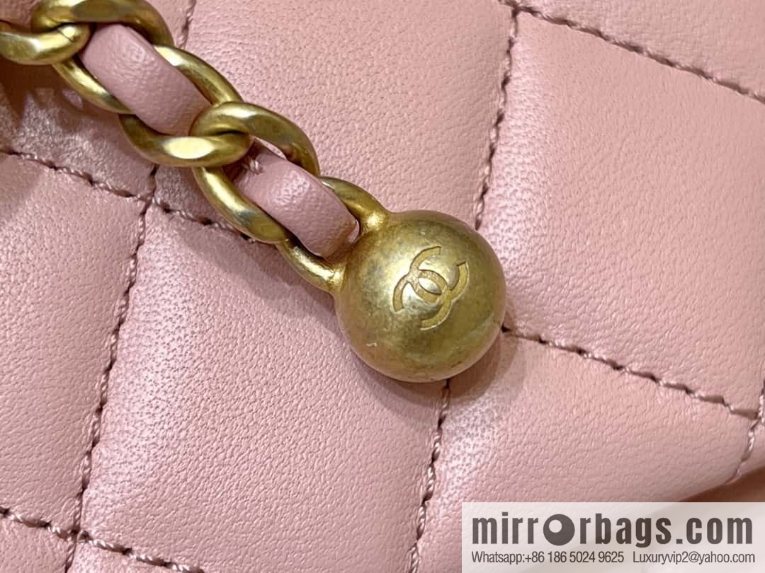 CHANEL 23K new color, pure original small gold ball, large mini20cm AS1787