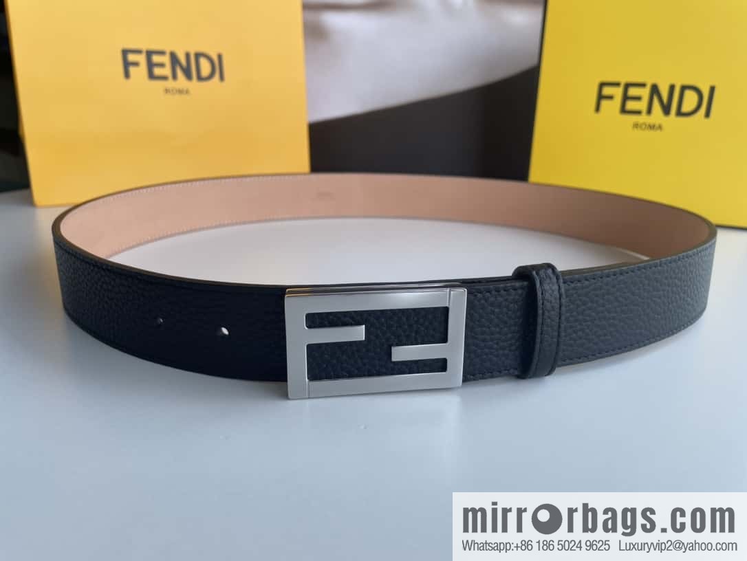 Fendi, Italian craft 3.5cmFF belt