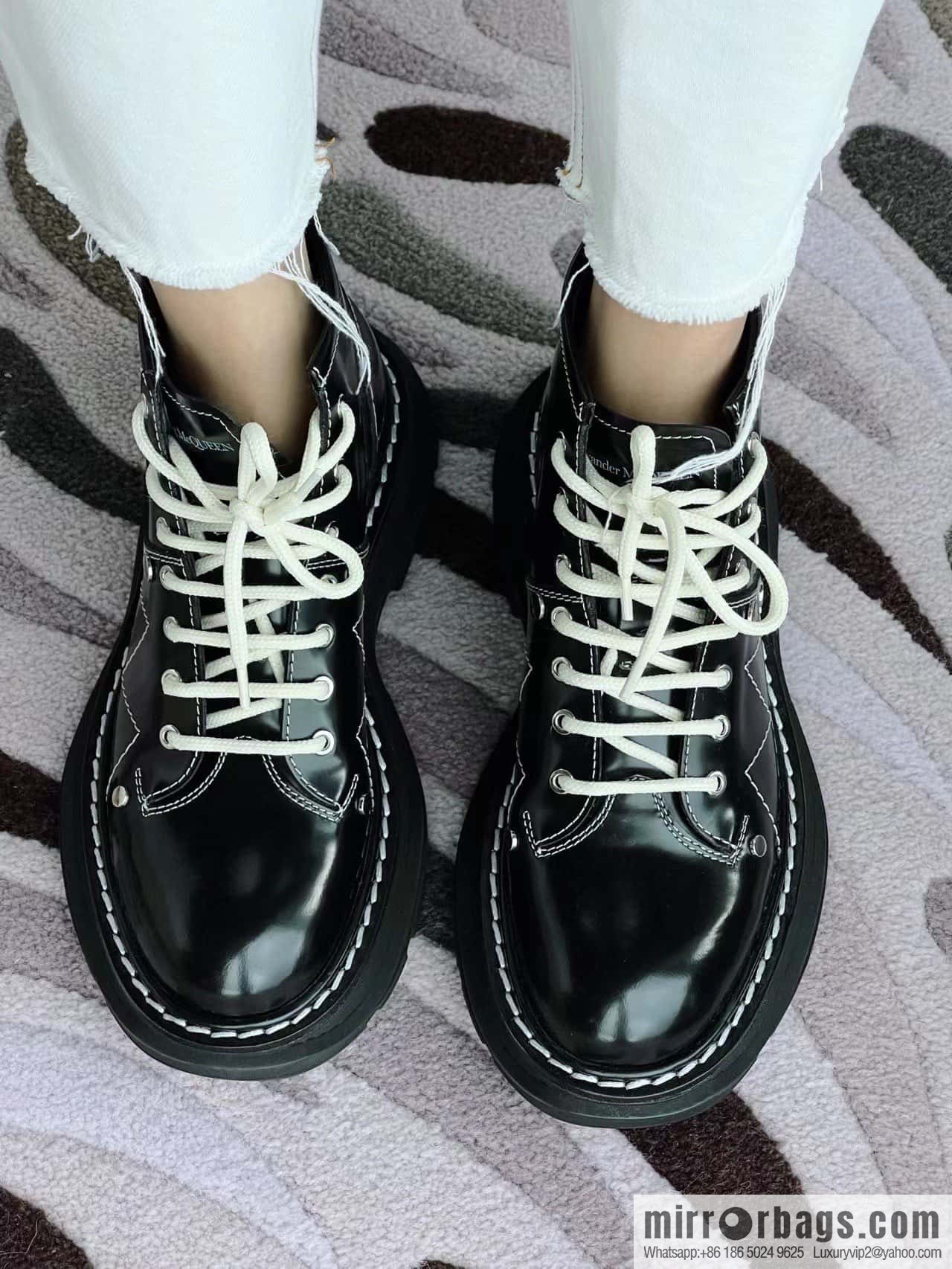 Alexander McQueen, classic Martin boots