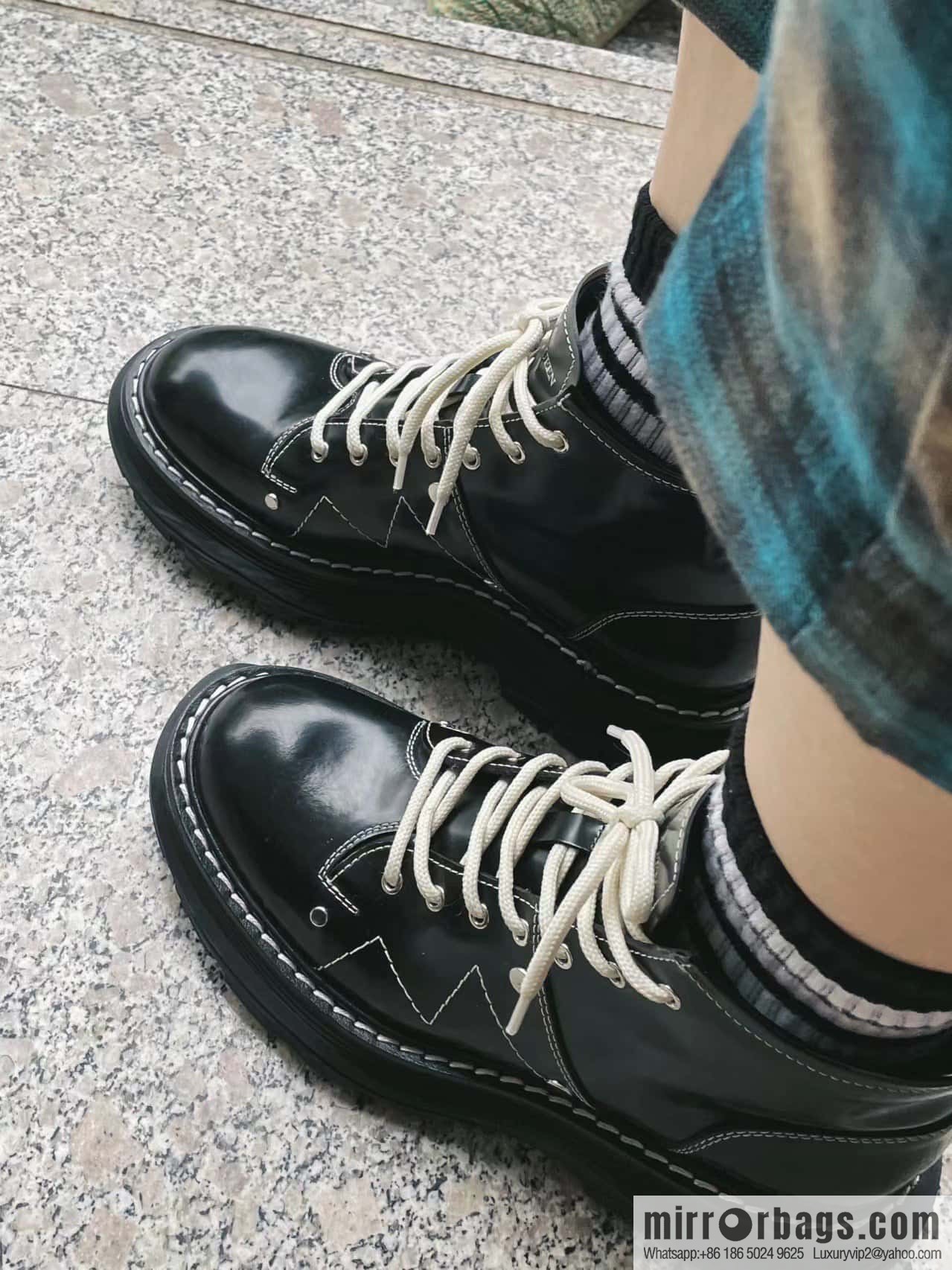 Alexander McQueen, classic Martin boots