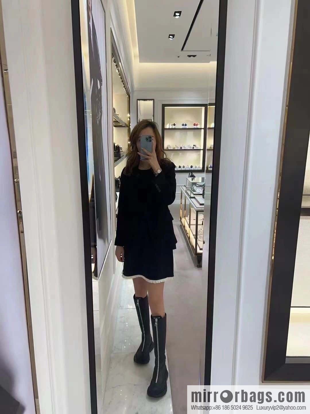 Alexander McQueen Front Zip Platform Knight Boots