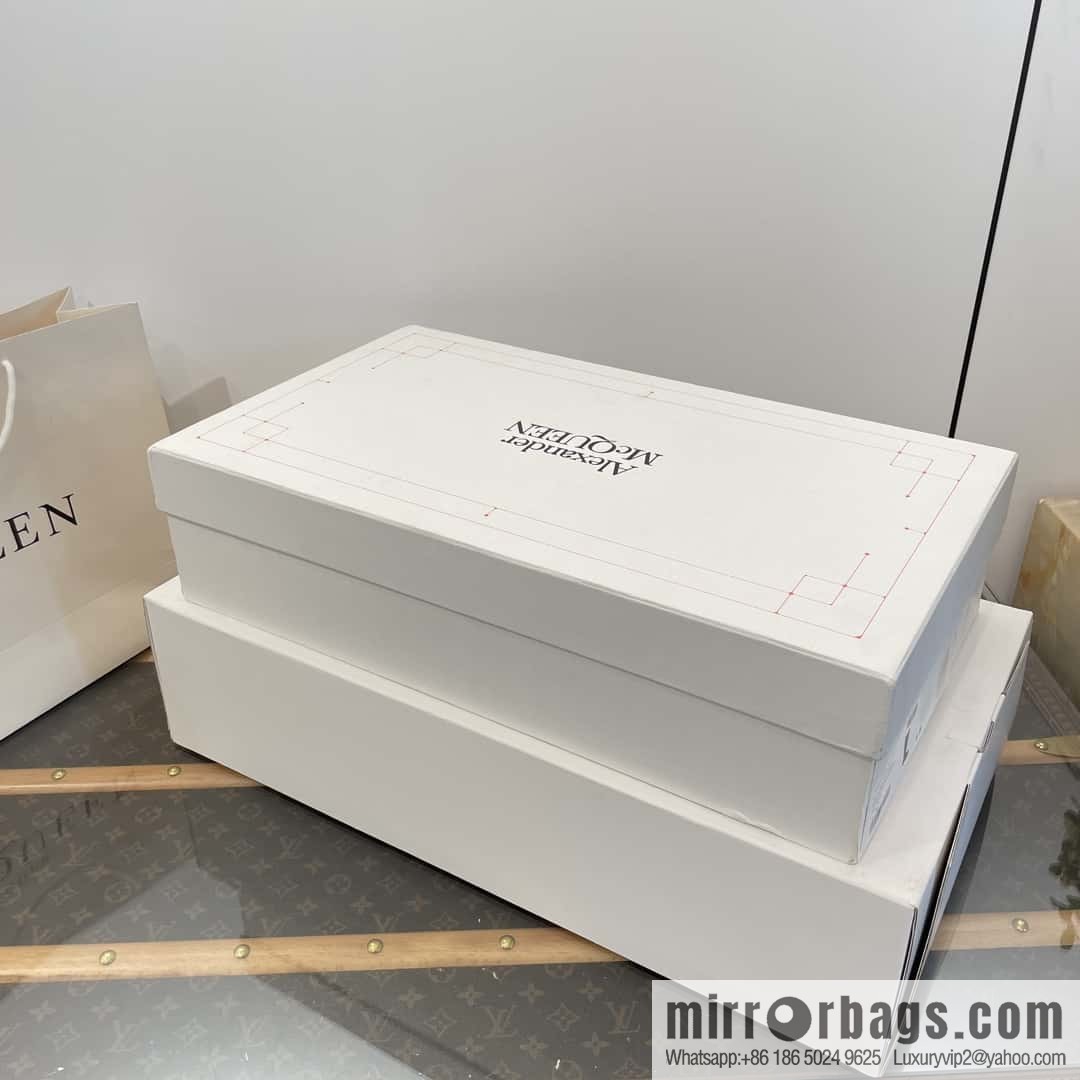 Alexander McQueen Front Zip Platform Knight Boots