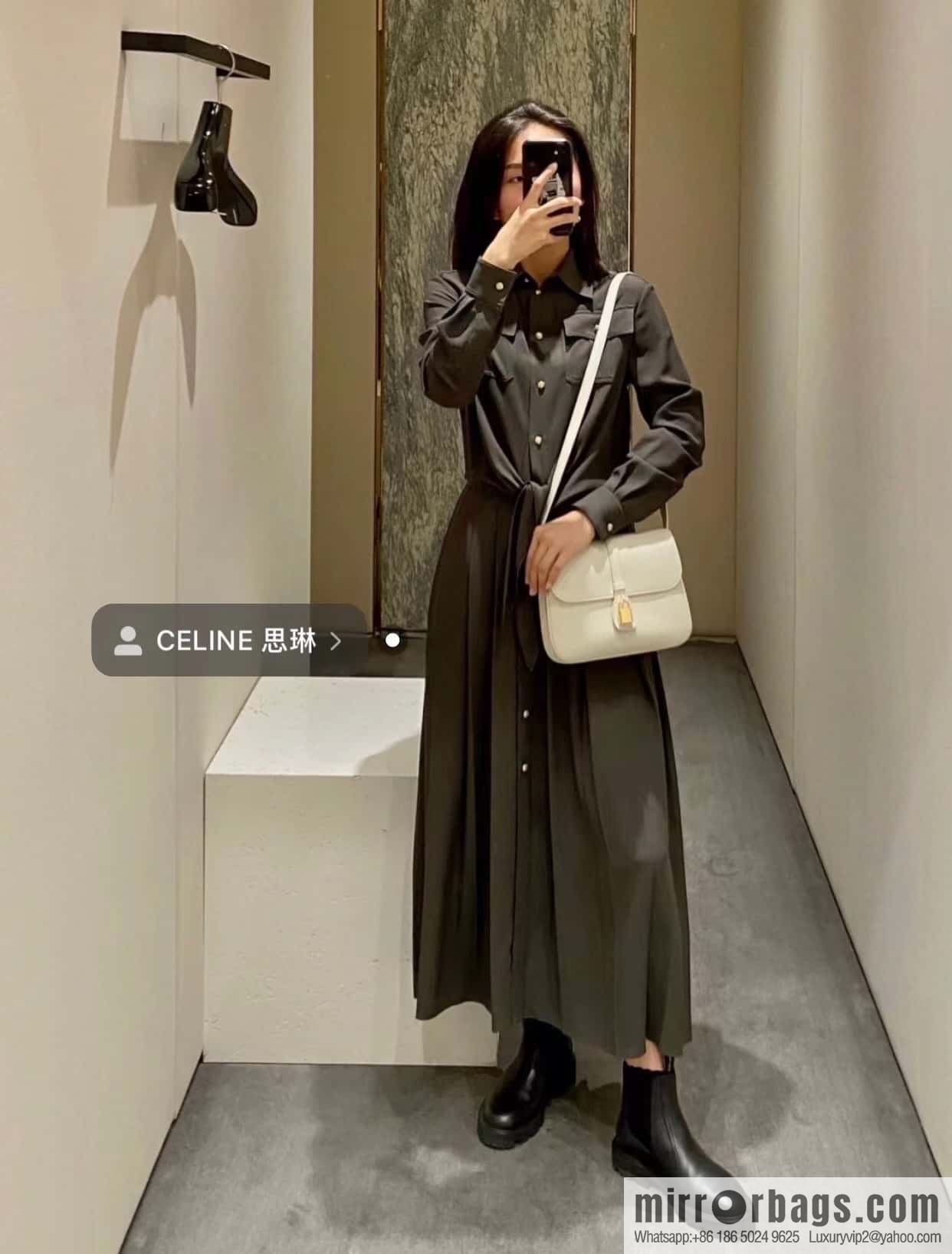 CELINE Celin in one pair of Chelsea booties