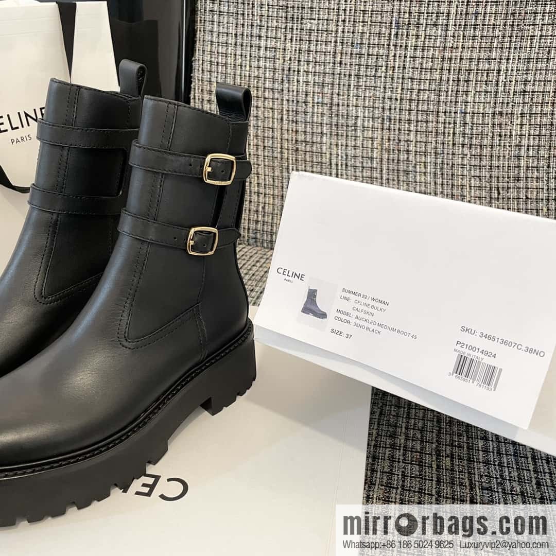 CELINE platform locomotive boots