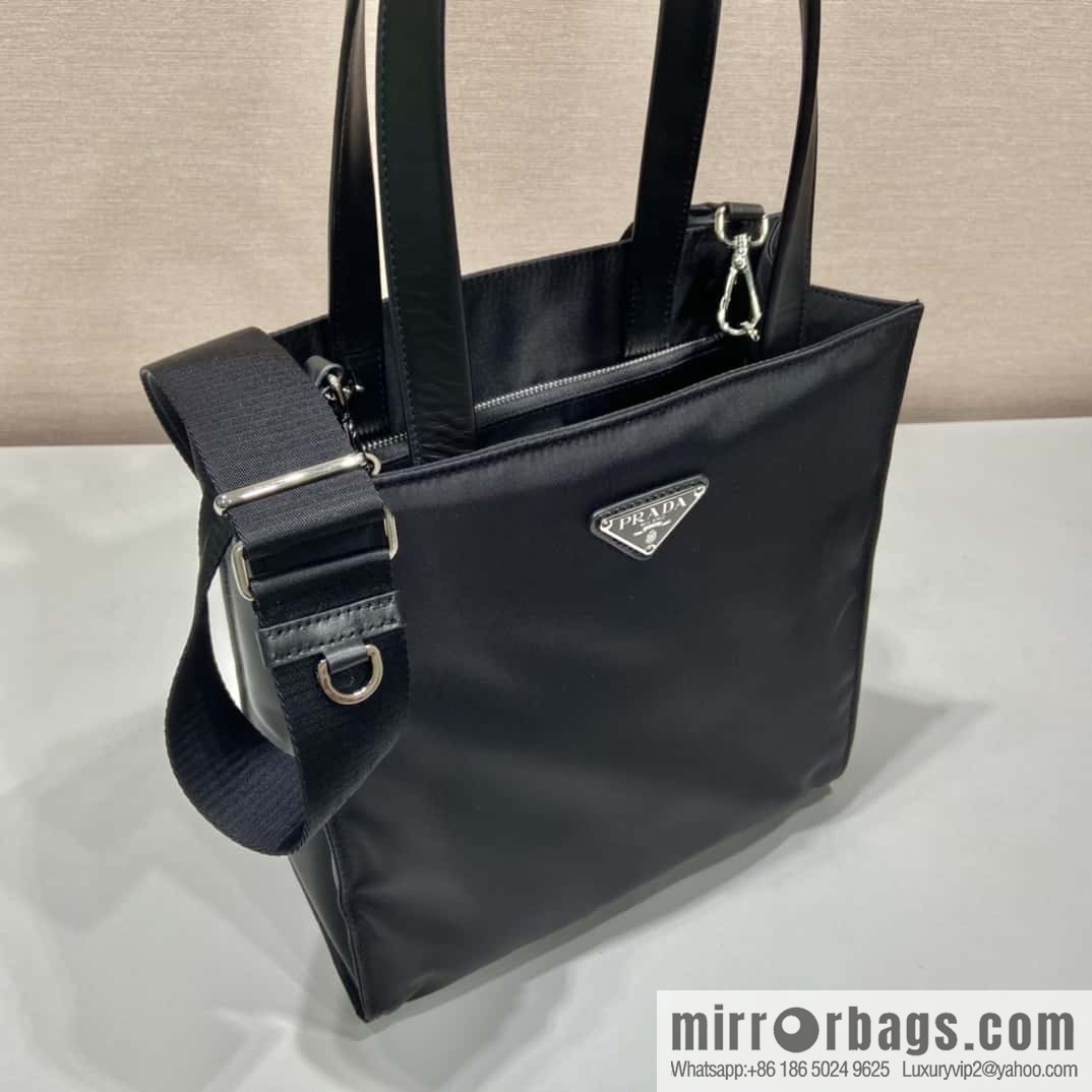 PRADA imported lined nylon fabric, new tote bag 1BG426
