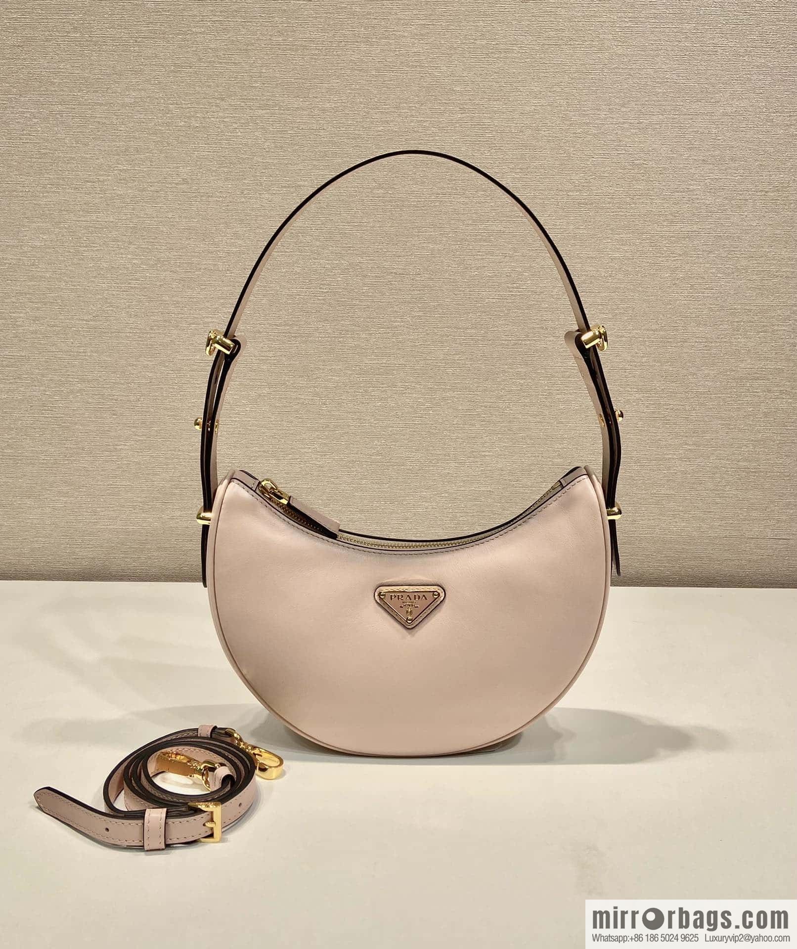 PRADA Moon handbag 1BC194 double shoulder strap