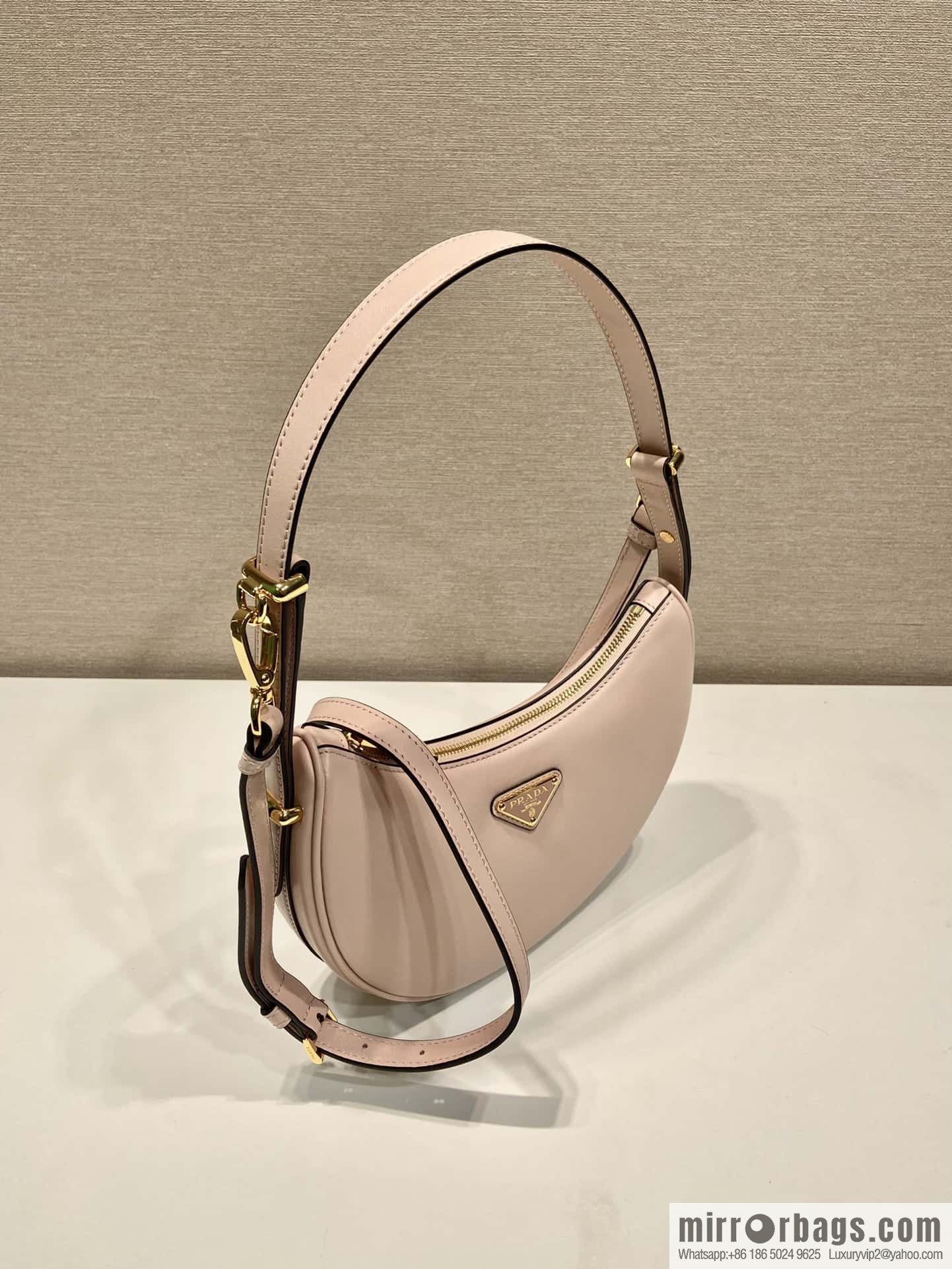 PRADA Moon handbag 1BC194 double shoulder strap