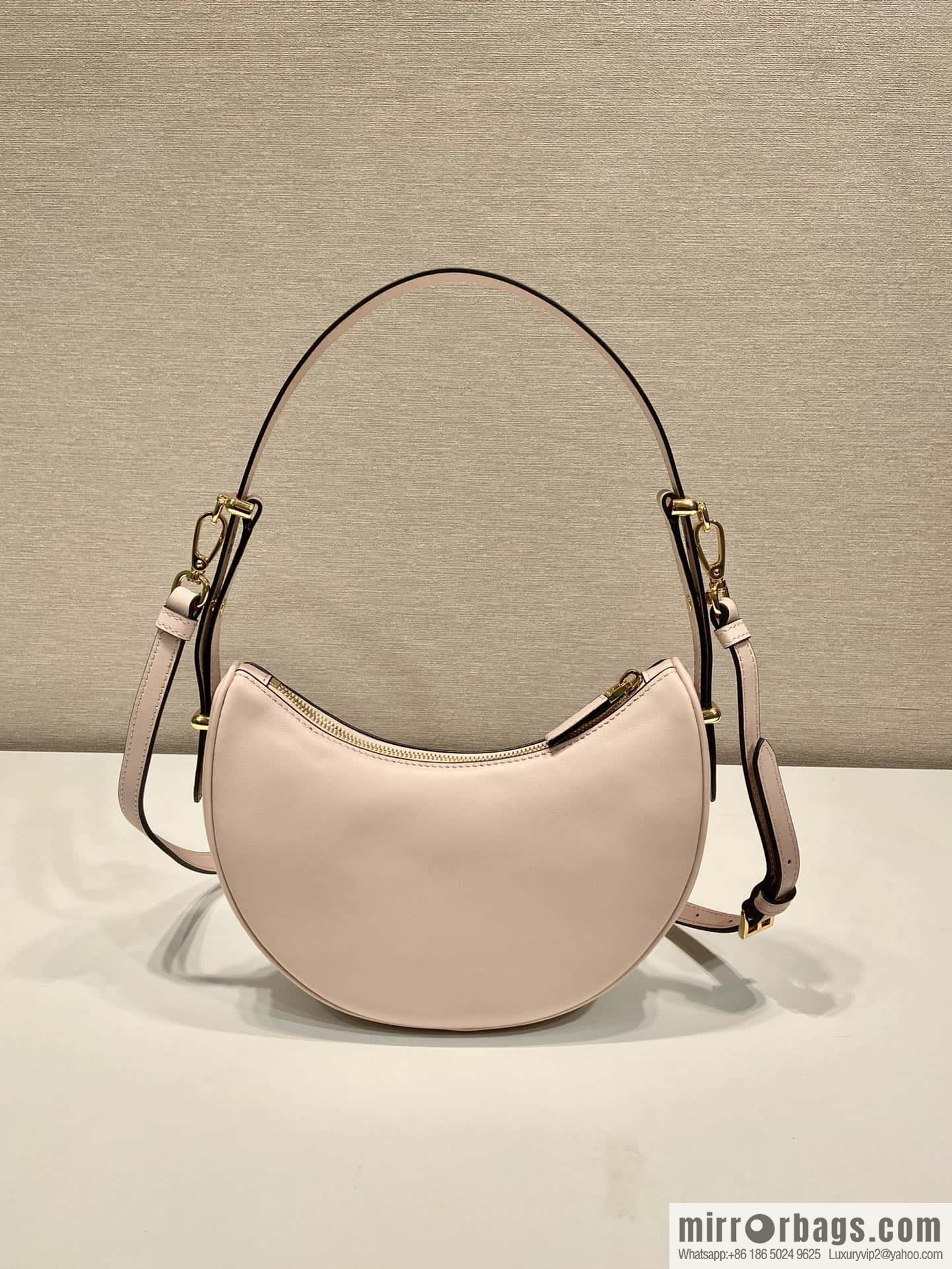 PRADA Moon handbag 1BC194 double shoulder strap