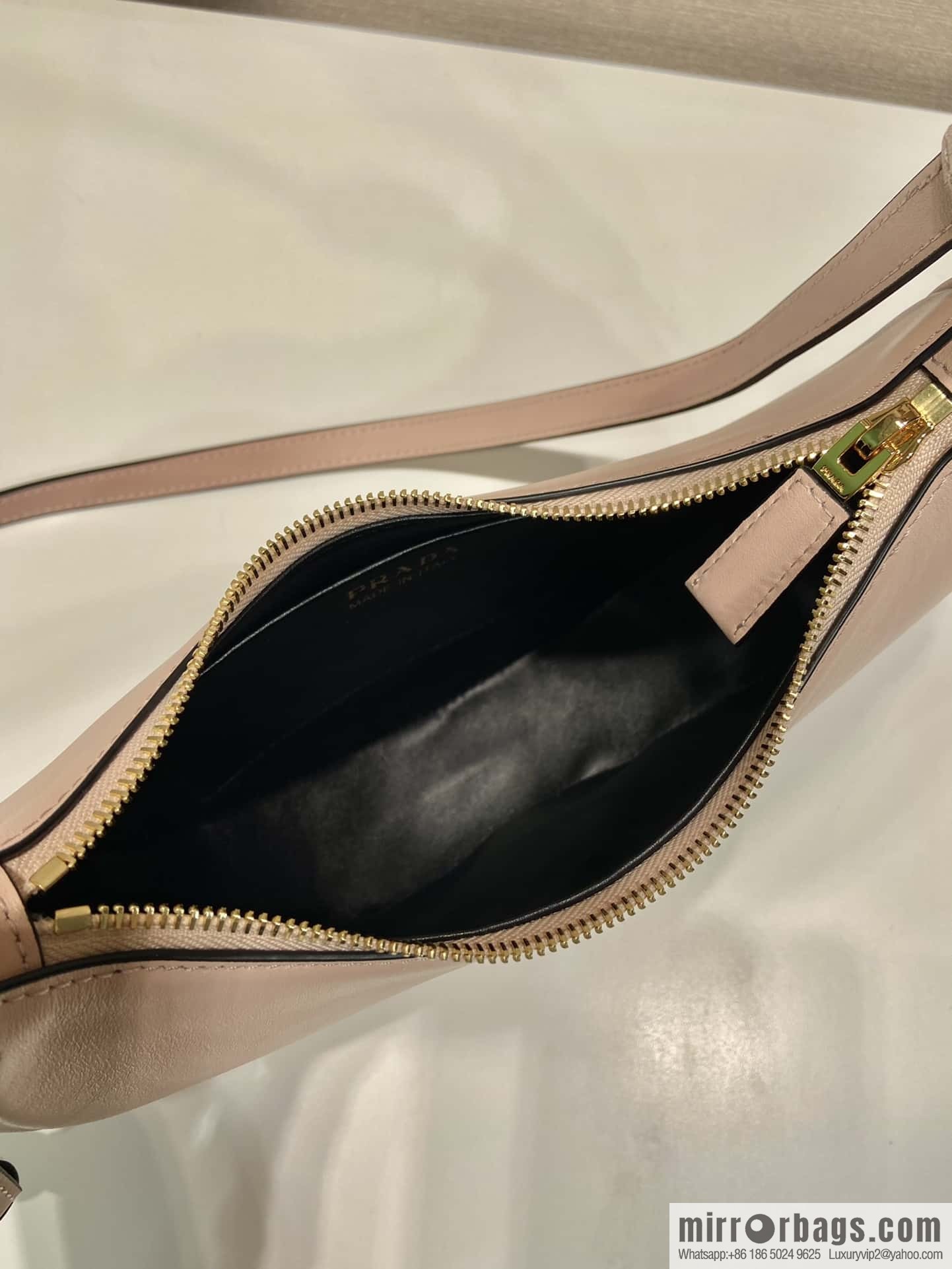 PRADA Moon handbag 1BC194 double shoulder strap