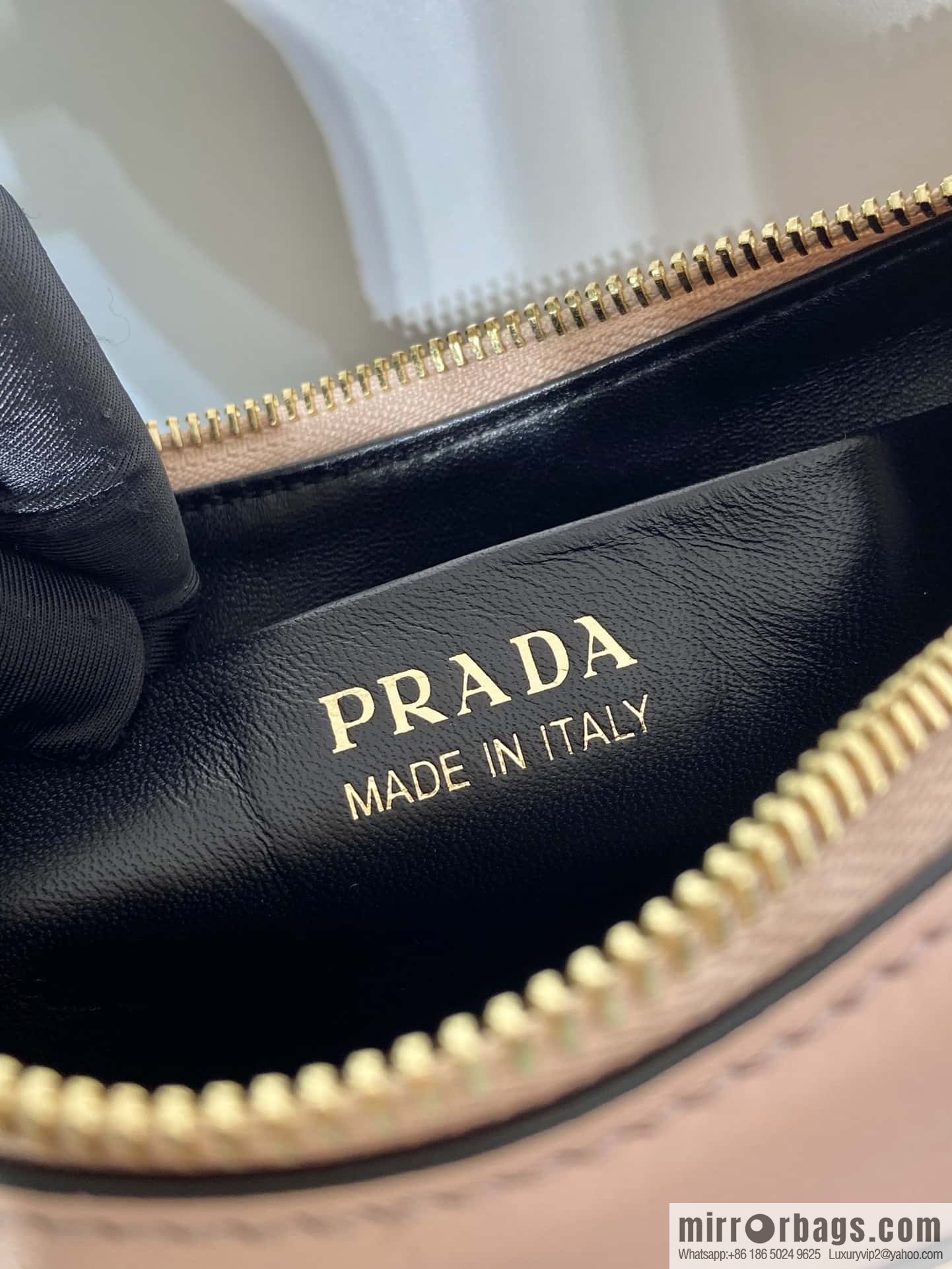 PRADA Moon handbag 1BC194 double shoulder strap