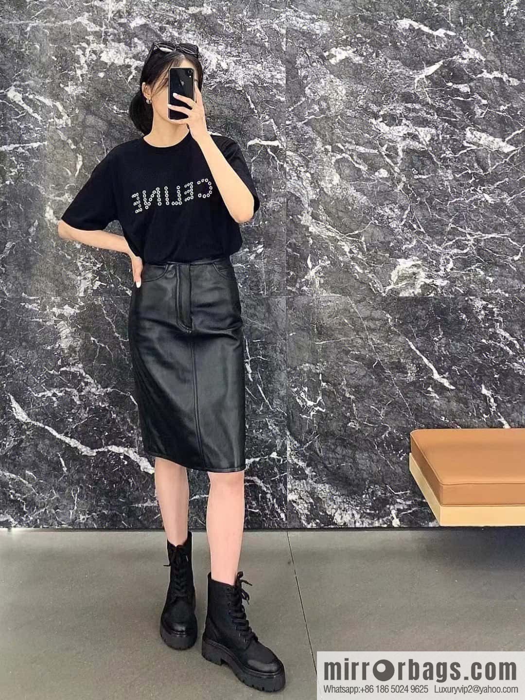 CELINE canvas platform-soled Martin booties