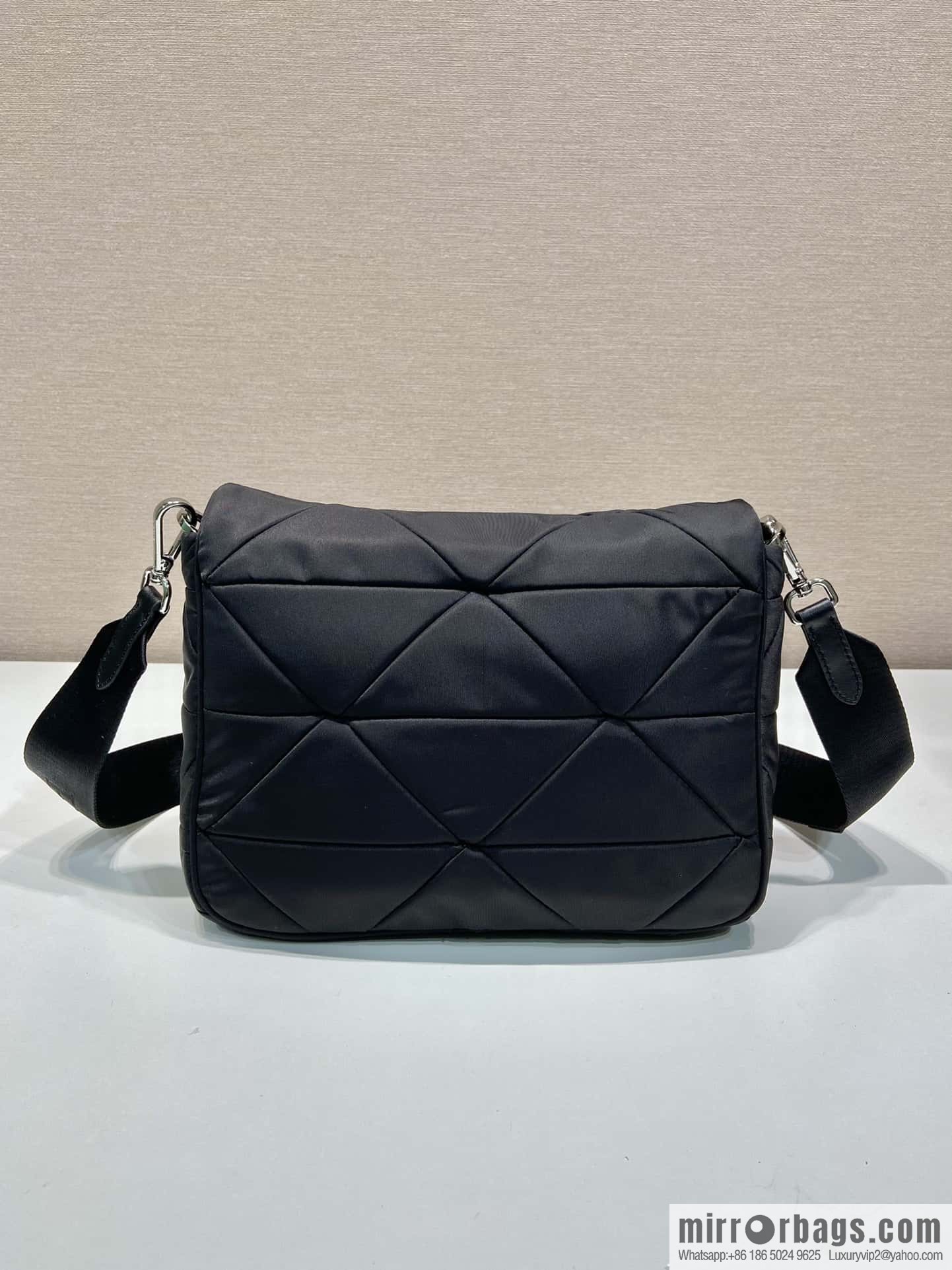 PRADA three-in-one, imported nylon fabric crossbody bag 1BD290