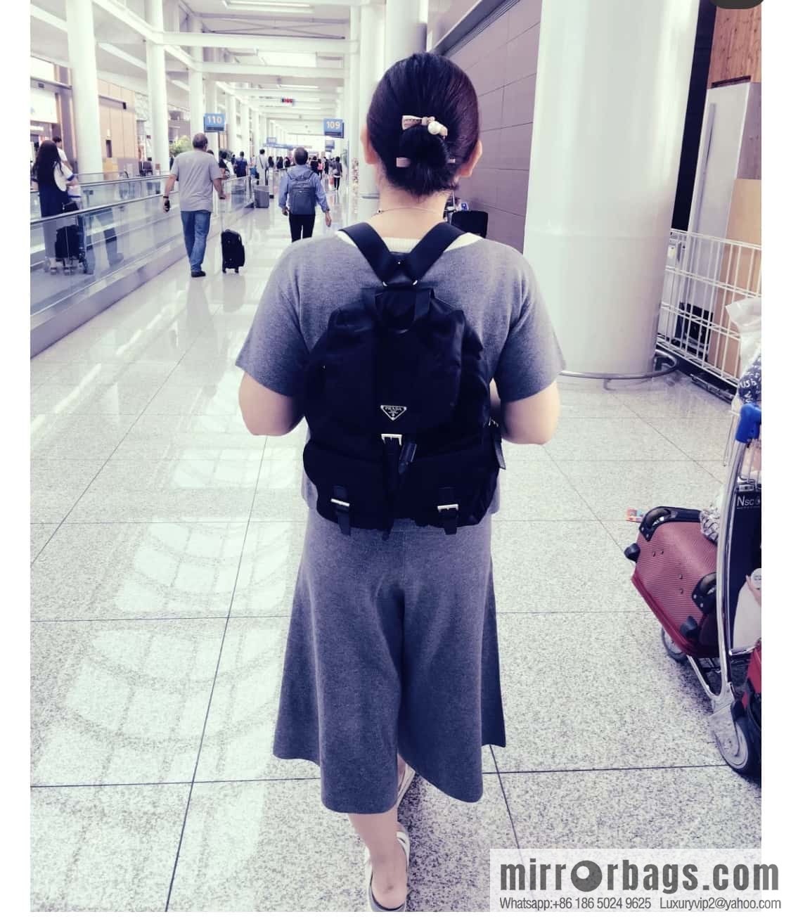 PRADA classic backpack 1BZ677