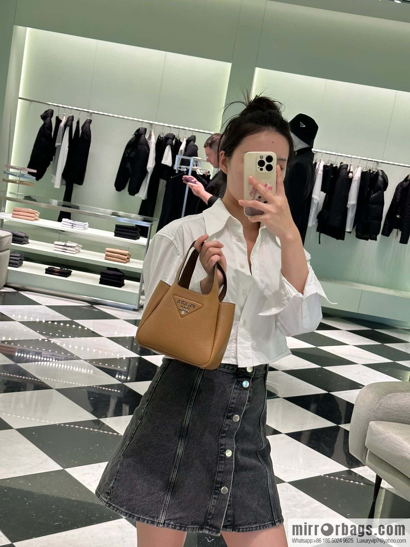 PRADA new mini bucket bag 1BA349