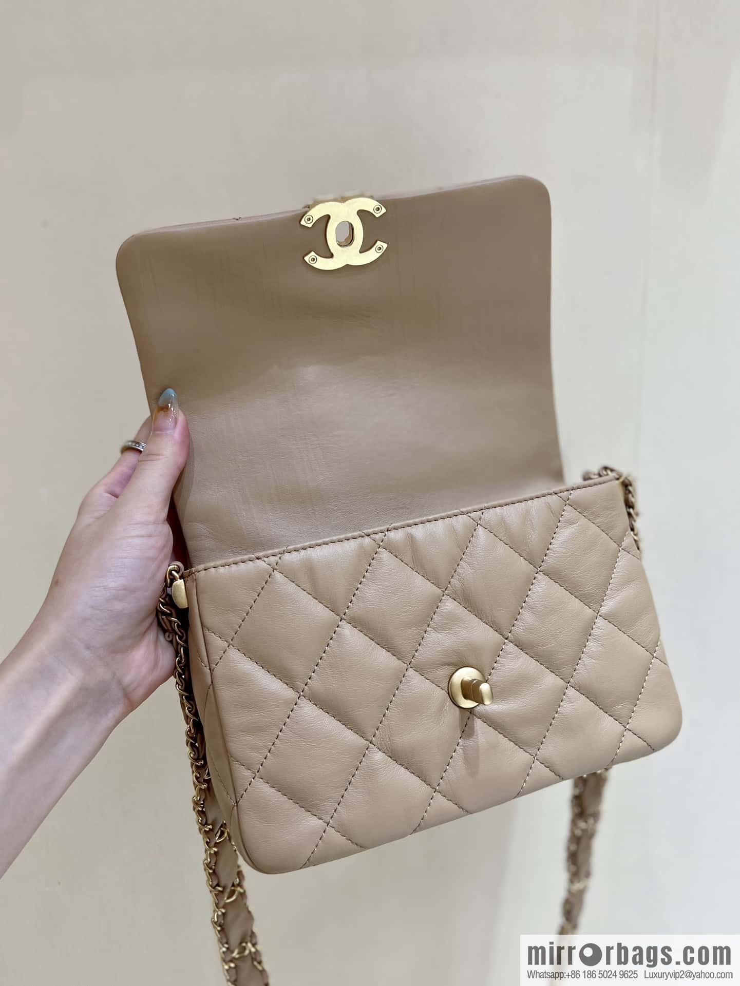 CHANEL 23K Autumn and Winter Series 19 Vintage Tofu Bag AS4423