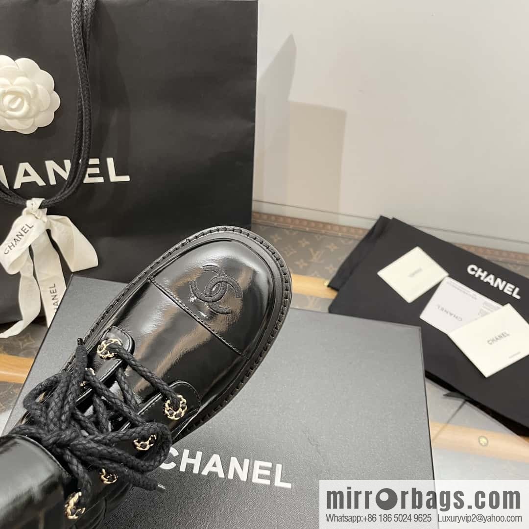 CHANEL Xiaoxiang autumn and winter classic diamond Martin boots