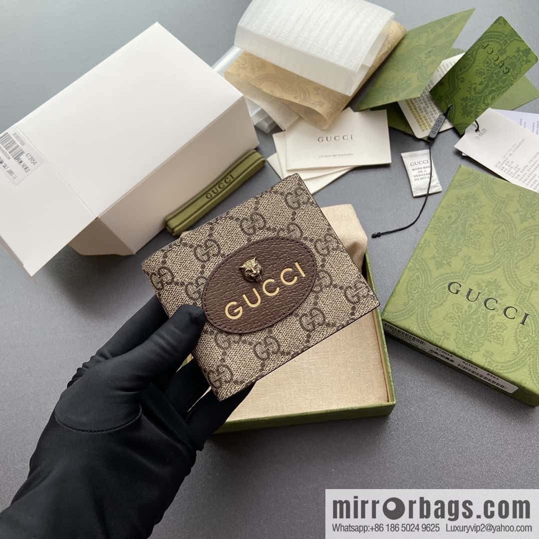 GUCCI Neo Vintage GG Supreme canvas wallet model number 473954 K9GET 8861
