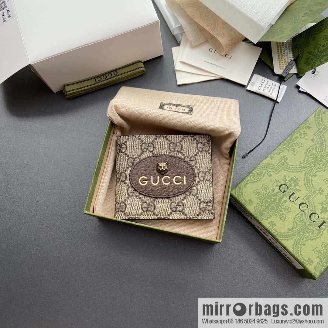 GUCCI Neo Vintage GG Supreme canvas wallet model number 473954 K9GET 8861